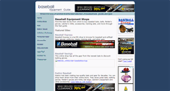 Desktop Screenshot of baseballequipmentguide.com